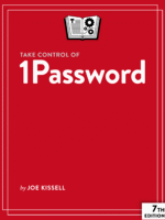 Take Control of 1Password cover